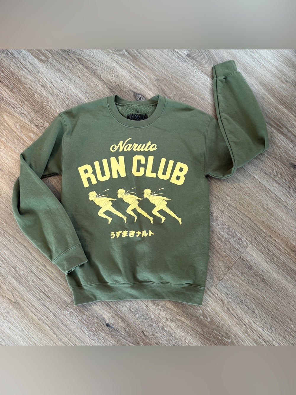 Naruto Shippuden Run Club Crewneck Sweatshirt